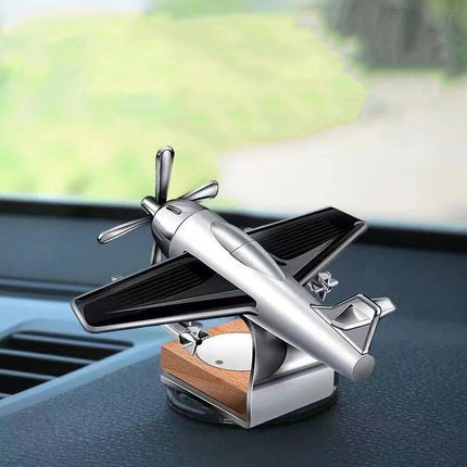 Solar-Powered Aircraft Car Air Freshener and Ornament - Wnkrs