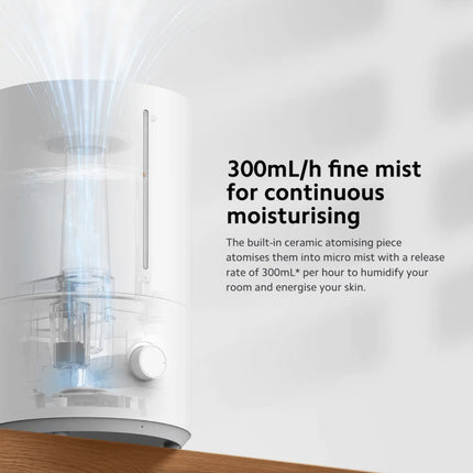 Humidificateur à ultrasons 4L avec technologie d'aromathérapie et antibactérienne