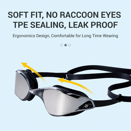 Professional Anti-Fog Racing Swimming Goggles for Men