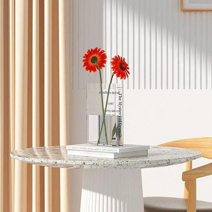 Modern Acrylic Book Flower Vase - Stylish Home Decor - Wnkrs