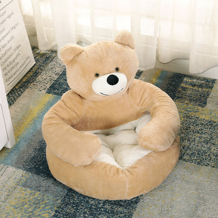 Cozy Plush Dog Kennel Bed