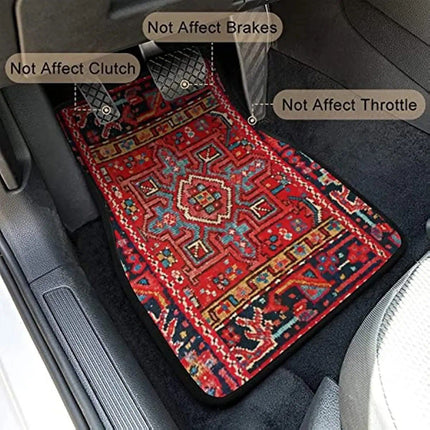 Persian Rug-Style Car Floor Mats - A Set of 4 - Wnkrs