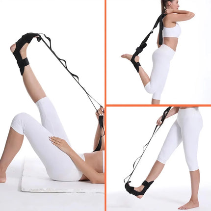 Sangle extensible de yoga multi-boucles haute résistance pour la physiothérapie