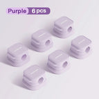 6 pièces violet