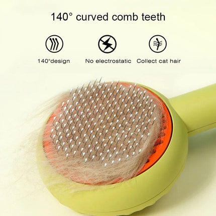 Deluxe Donut Cat & Dog Grooming Brush - Effortless Hair Removal & Comfort in One - Wnkrs