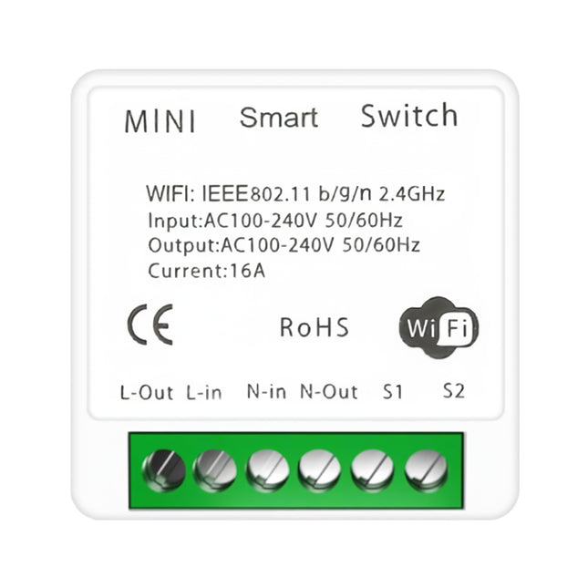 Interrupteur intelligent Wi-Fi 16A