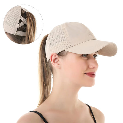 Casquette de baseball de sport en maille d'été pour femme