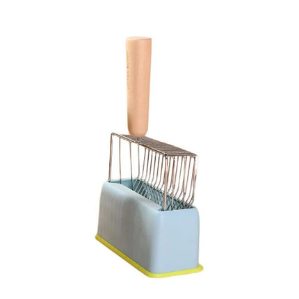 Durable Cat Litter Scoop with Wooden Handle - Wnkrs