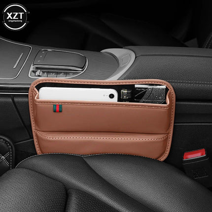 Luxury PU Leather Car Seat Gap Filler & Organizer - Wnkrs