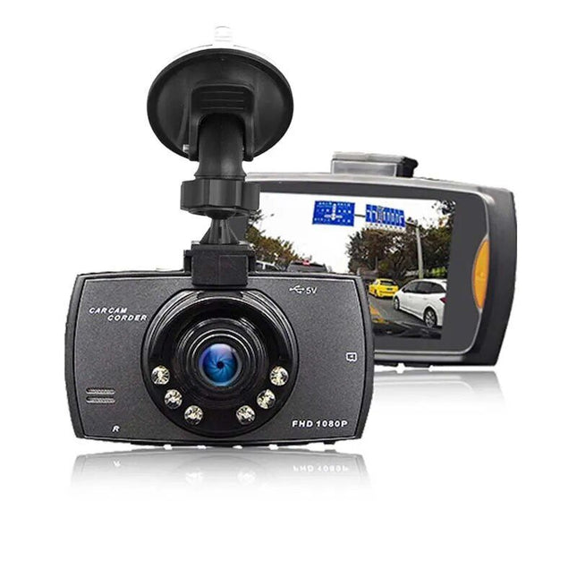 HD Car DVR with Wide-Angle Lens and Built-in Display - Wnkrs