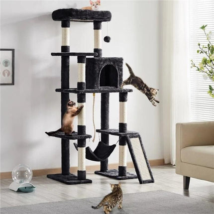 Deluxe Multilevel 63" Cat Tree Tower - Wnkrs