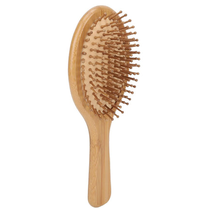 Cepillo para el cabello con cojín de madera de bambú