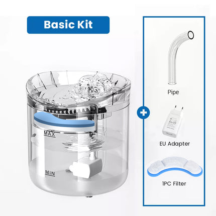 Automatic Cat Water Fountain with Dual Flow Modes and Smart Sensor