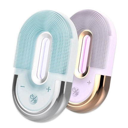 Ultrasonic Silicone Facial Cleansing Brush with Wireless Charging - Wnkrs