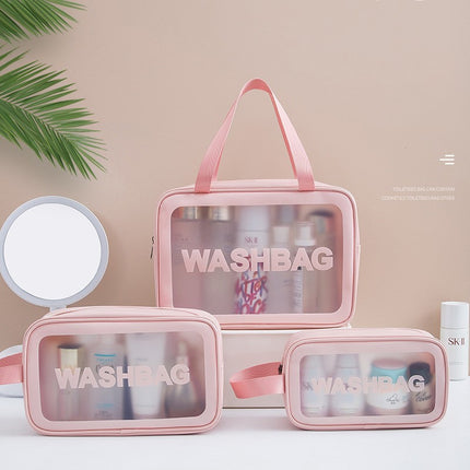 Bolsa de maquillaje de viaje impermeable de gran capacidad