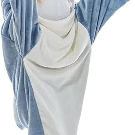 Home Soft Flannel Shark Blanket Hoodie - Wnkrs