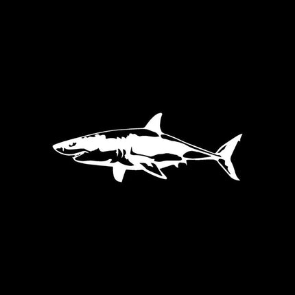 Customizable Great White Shark Vinyl Car Decal - Wnkrs