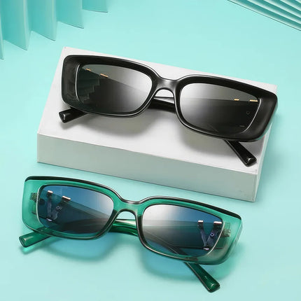 Retro Rectangle Sunglasses