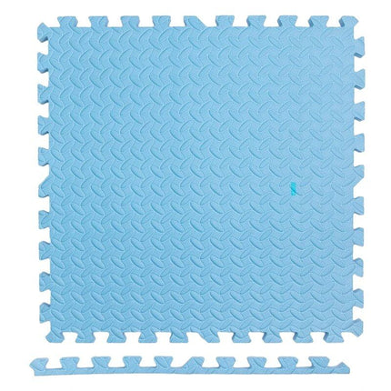 30x30cm Leaf Pattern Gym Mats - 12PC Non-Slip, Thick Fitness Floor Set - Wnkrs