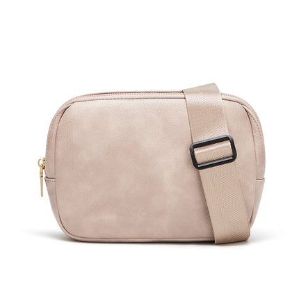 Sac ceinture pour femme - Sac bandoulière et sac banane élégant en cuir PU avec bretelles réglables