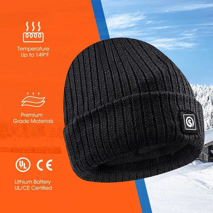 Winter Warmth Rechargeable Heated Beanie - Wnkrs