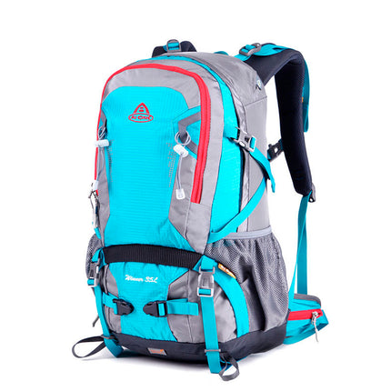 Mochila de escalada al aire libre con funda impermeable