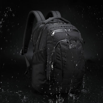 Mochila antirrobo para portátil de 15,6" para hombre: mochila impermeable para viajes y escuela