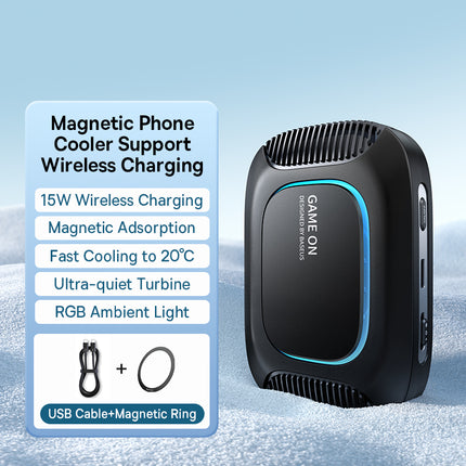 Magnetic 15W Wireless Charging Phone Cooler