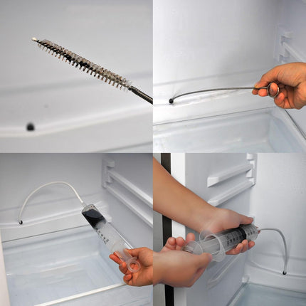 Juego de 5 piezas para limpiar desagües de refrigerador