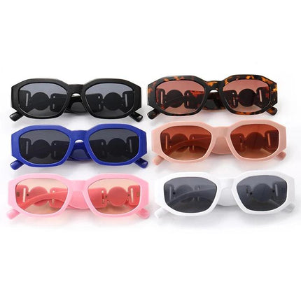 Chic Rectangle UV400 Sunglasses – Unisex Vintage-Inspired Travel Shades