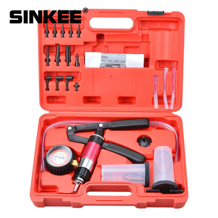 Hand Held Vacuum Pump and Brake Bleeder Tool Kit - Wnkrs