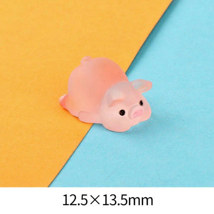 Cute Resin Piggy Decoration for Console & Rearview Mirror - Wnkrs