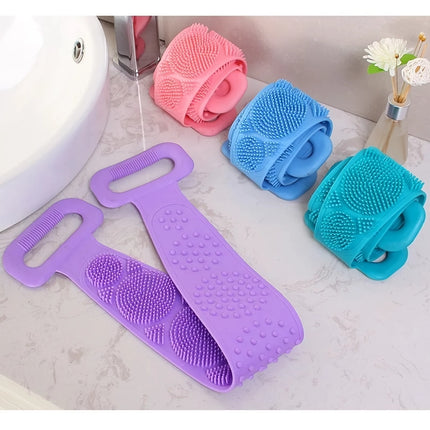 Brosse exfoliante pour le dos et le corps en silicone