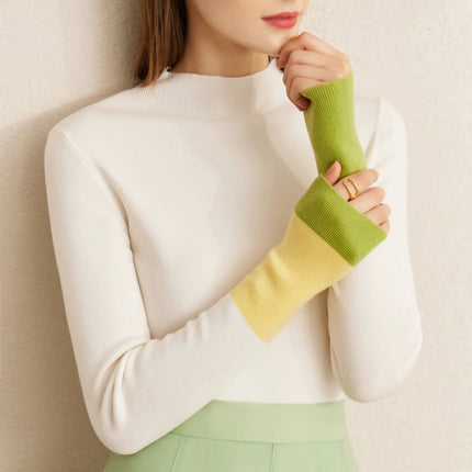 Pull à col roulé minimaliste pour femme – Chaud, tendance, idéal pour le bureau