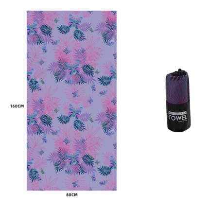 Printed Swim Microfiber Beach Towel - Wnkrs