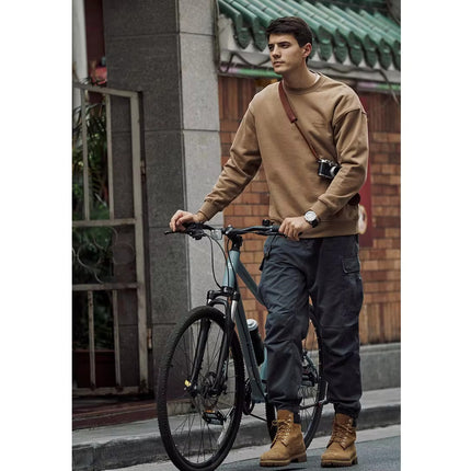 Pantalones cargo holgados y ajustados de otoño para hombre