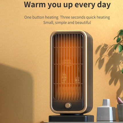 500W Portable Desktop Heater with PTC Fast Heating & Energy Saving - Wnkrs