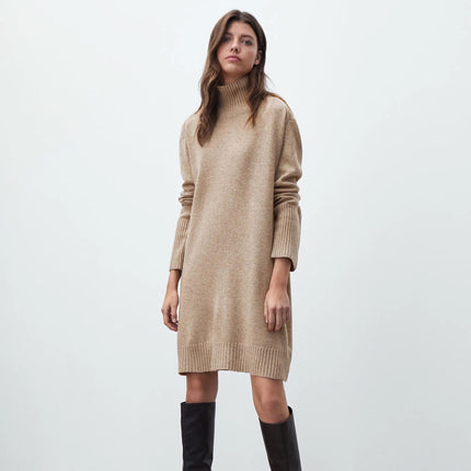 Robe en tricot éthérée pour l'automne