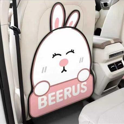 Kid-Friendly Car Seat Protector - Waterproof, Cartoon-Designed Anti-Kick Mat - Wnkrs