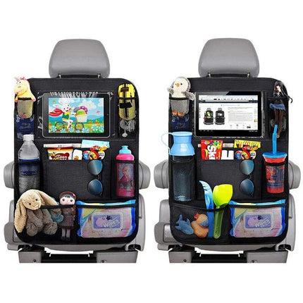 Car Backseat Protector with Touchscreen Tablet Holder & 9 Pockets - Wnkrs