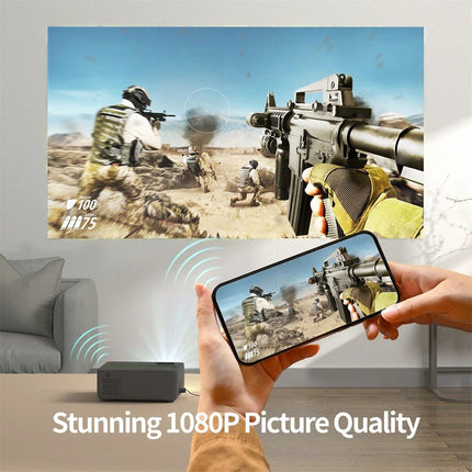 Portable 1080P Full HD WiFi Mini Projector - Wnkrs