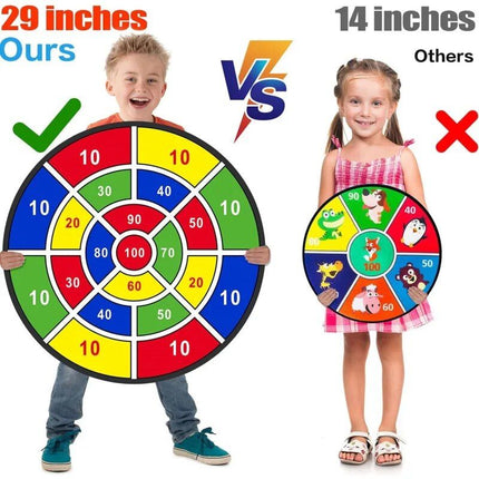 Kids Dart Board with Sticky Balls: Indoor & Outdoor Fun Game - Wnkrs