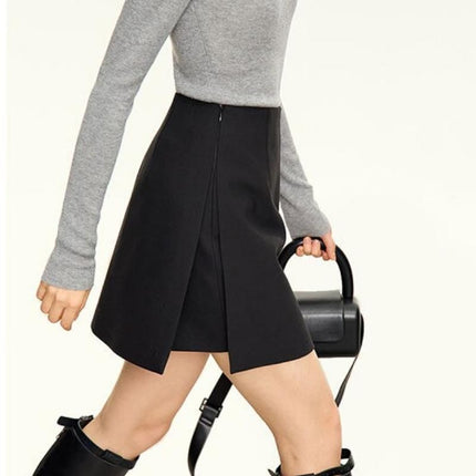 Autumn-Winter High Waist Casual Shorts Skirt