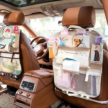 Foldable Cartoon Car Back Seat Organizer for Kids - Wnkrs