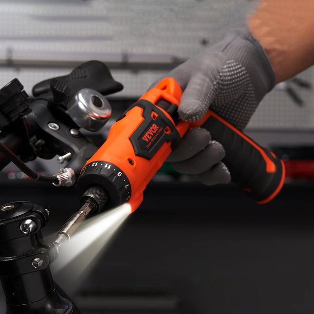 Juego de destornilladores eléctricos inalámbricos con 82 accesorios, 8 V, par de 7 Nm