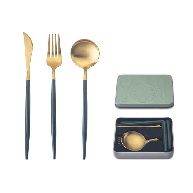 stainless steel portable cutlery set - Wnkrs