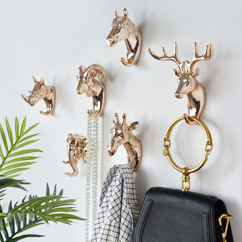 Animal Head Shaped Wall Hanger