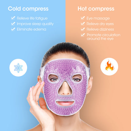 Masque de beauté avec compresses chaudes et froides