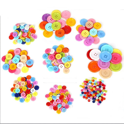 Bright Round Sewing Buttons - Wnkrs