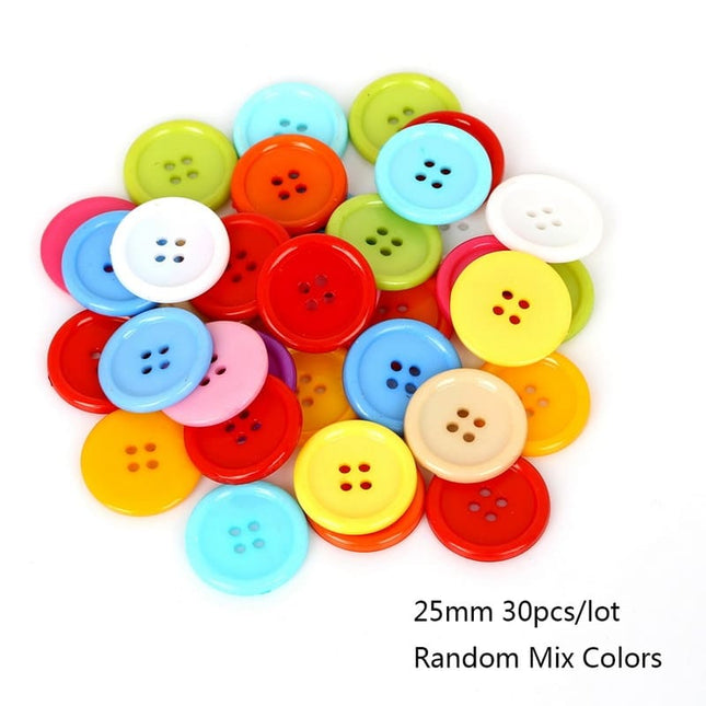 Bright Round Sewing Buttons - Wnkrs